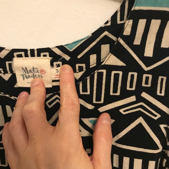 Mata Traders Electric Love Dress Small EUC - Picture 5 of 8